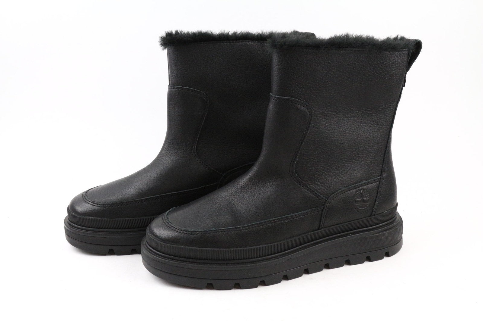 TIMBERLAND A2JRF moteriški juodi užsegami, vandeniui atsparūs odiniai aukštakulniai batai, EU37 UK4, dydis 