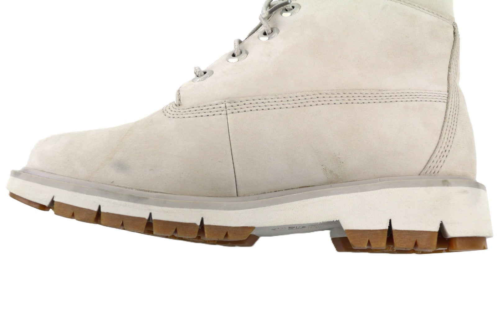 TIMBERLAND A2EES-A5246 moteriški šviesiai pilki natūralios odos aukštakulniai batai, 37.5/38 EU, 38 