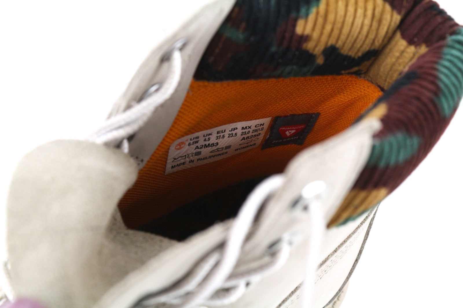 TIMBERLAND A2M83-A6250 moteriški šviesiai pilki odiniai aukštakulniai sportbačiai, dydis EU37.5/38 