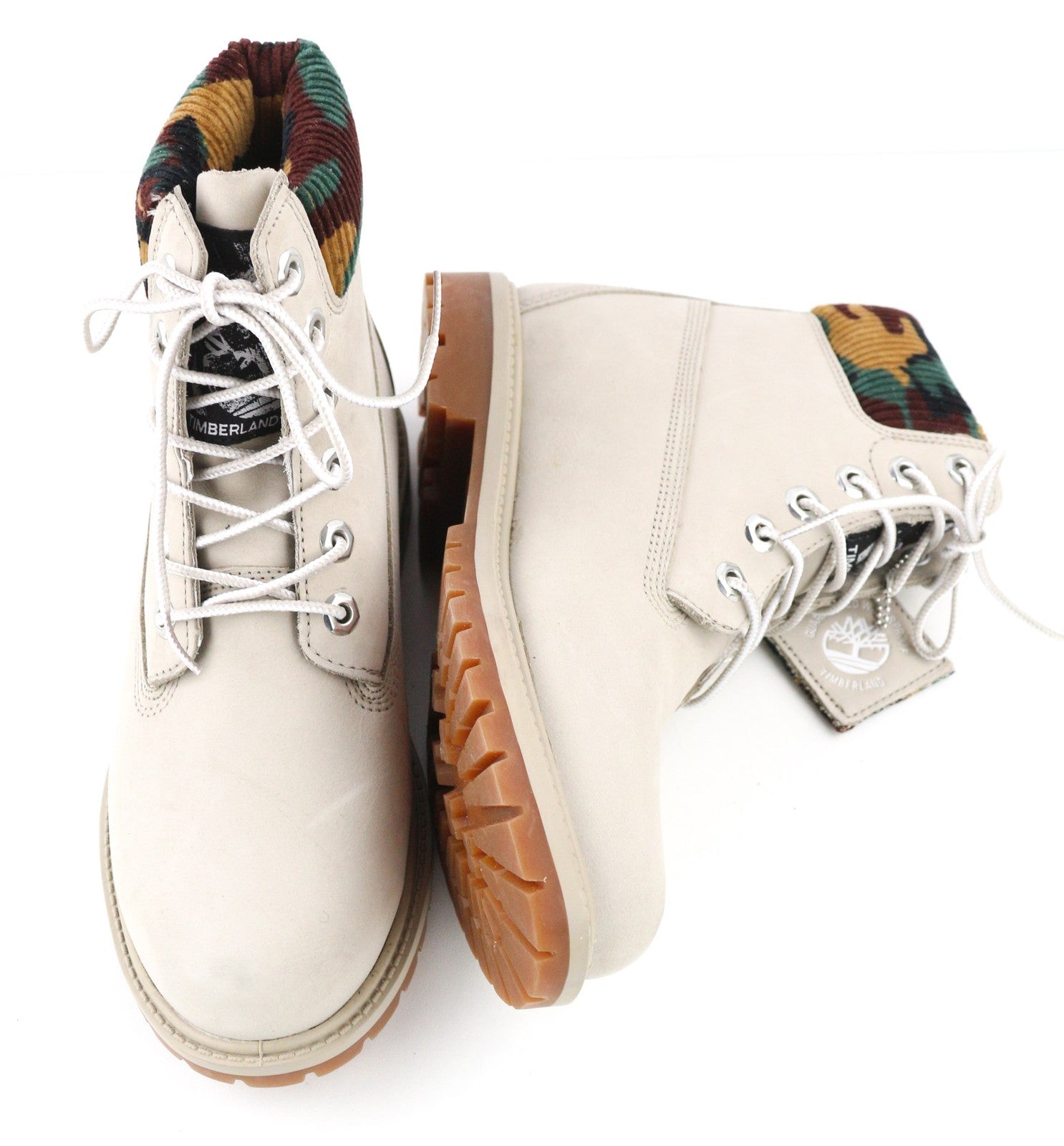 TIMBERLAND A2M83-A6250 moteriški šviesiai pilki odiniai aukštakulniai sportbačiai, dydis EU37.5/38 