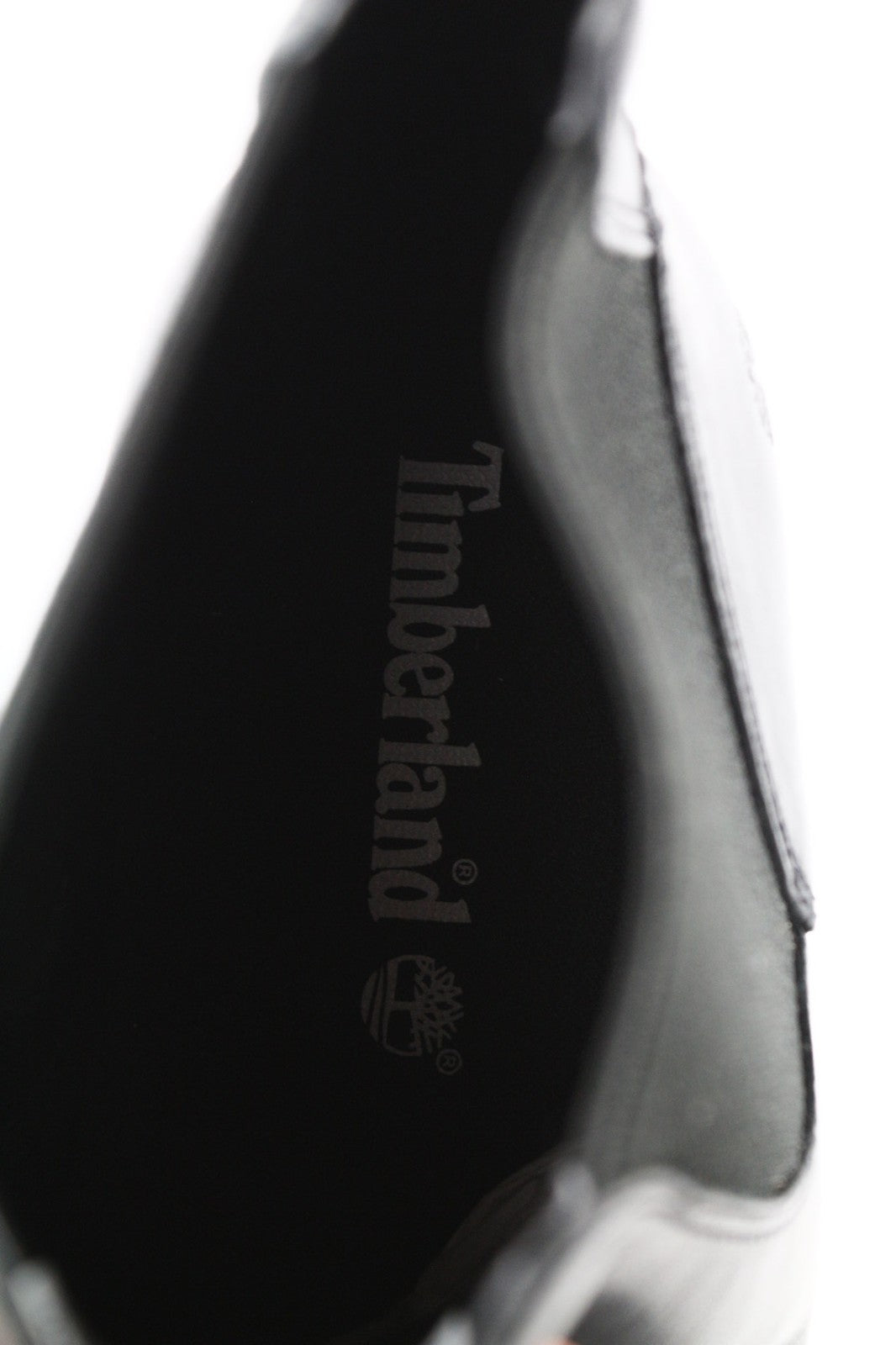 TIMBERLAND A1KHL moteriški juodi odiniai aulinukai, EU37, UK4, su smailia pamušalu šonuose. 