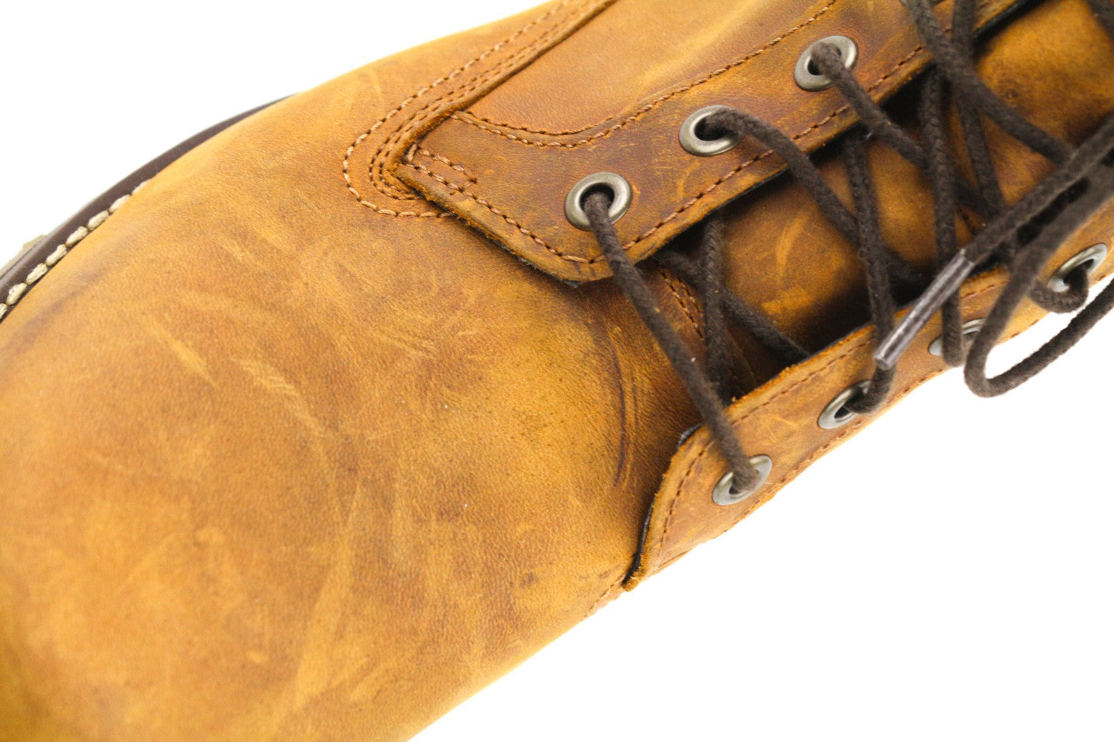 TIMBERLAND A17CK-A4825 vyriški rudi odiniai aukštakulniai batai, 44/44.5 dydis, sendinto stiliaus 