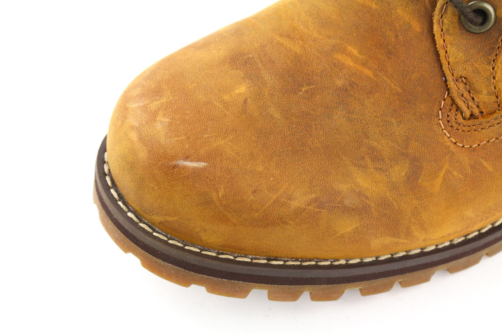 TIMBERLAND A17CK-A4825 vyriški rudi odiniai aukštakulniai batai, 44/44.5 dydis, sendinto stiliaus 