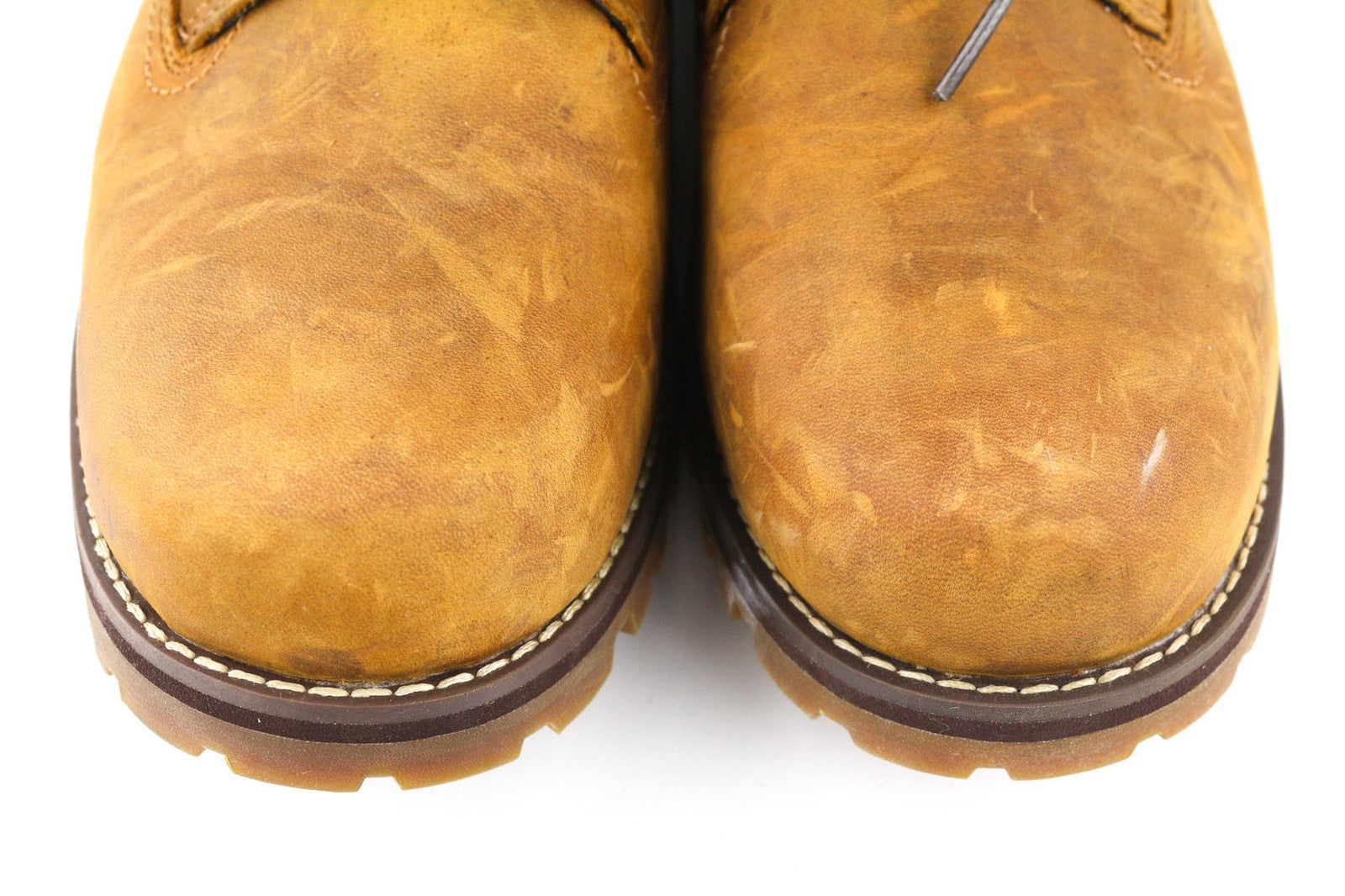 TIMBERLAND A17CK-A4825 vyriški rudi odiniai aukštakulniai batai, 44/44.5 dydis, sendinto stiliaus 