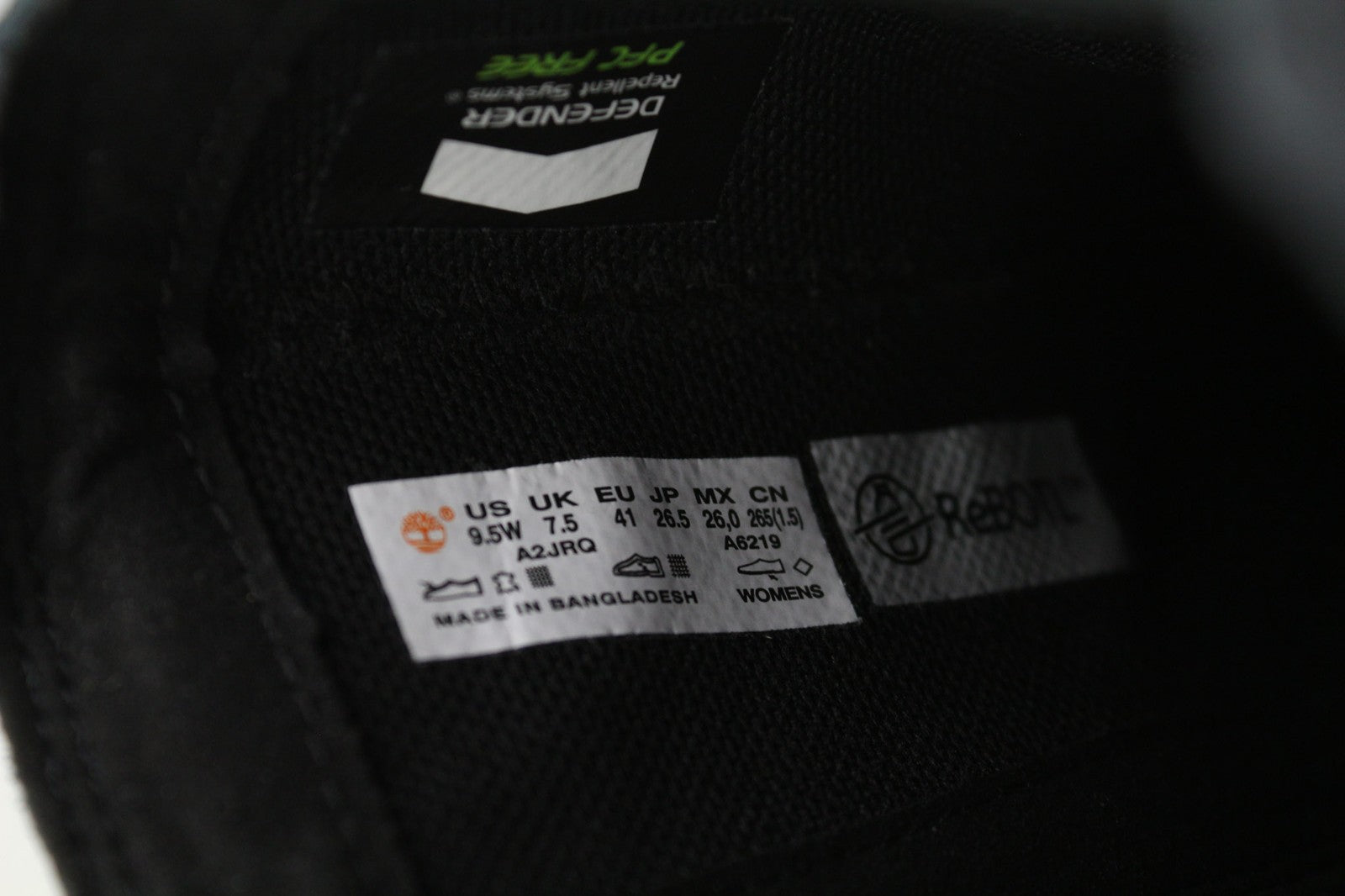 TIMBERLAND A2JRQ moteriški EU41 UK7.5 juodi aulinukai GreenStride ReBOTL Defender 