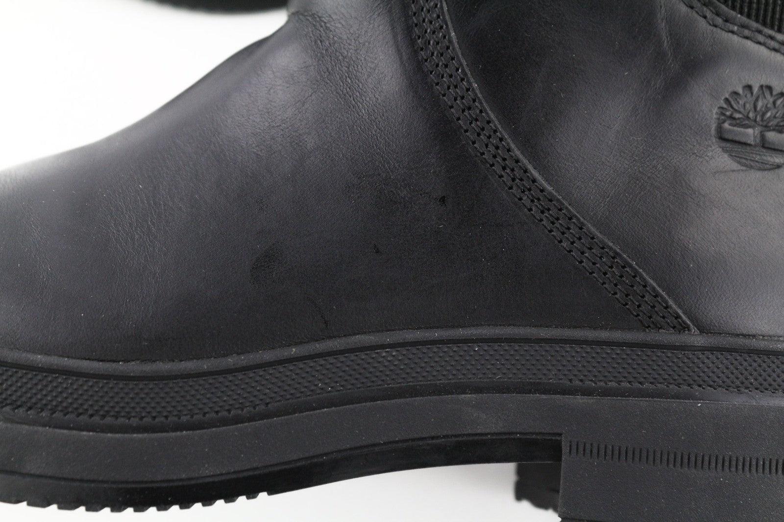 TIMBERLAND A2587 moteriški juodi odiniai aulinukai su užtrauktuku šoninėje dalyje, ReBOTL 