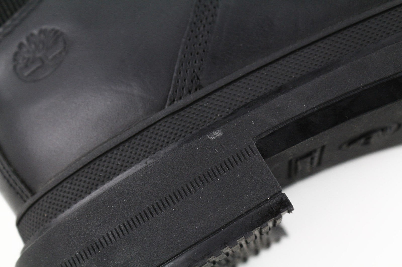 TIMBERLAND A2587 moteriški juodi odiniai aulinukai su užtrauktuku šoninėje dalyje, ReBOTL 