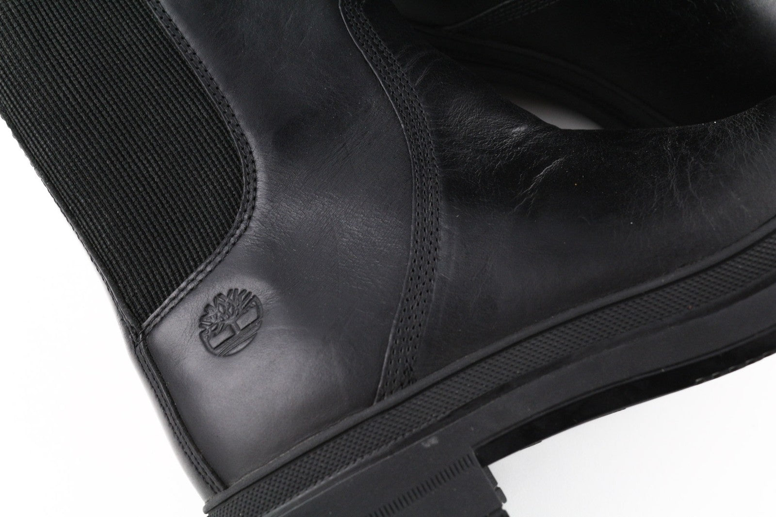 TIMBERLAND A2587 moteriški juodi odiniai aulinukai su užtrauktuku šoninėje dalyje, ReBOTL 