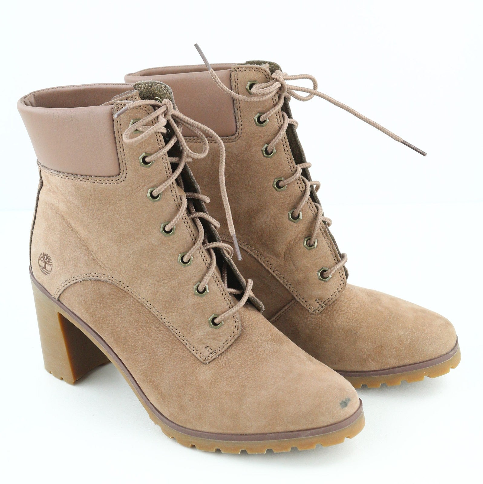 TIMBERLAND A24ZY moteriški juodi odiniai aulinukai su kulnais, EU39, UK6, ReBOTL