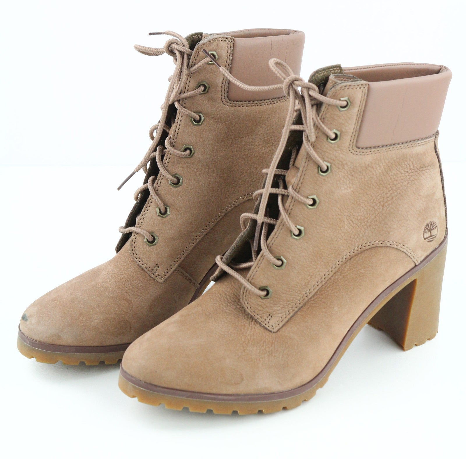 TIMBERLAND A24ZY moteriški juodi odiniai aulinukai su kulnais, EU39, UK6, ReBOTL