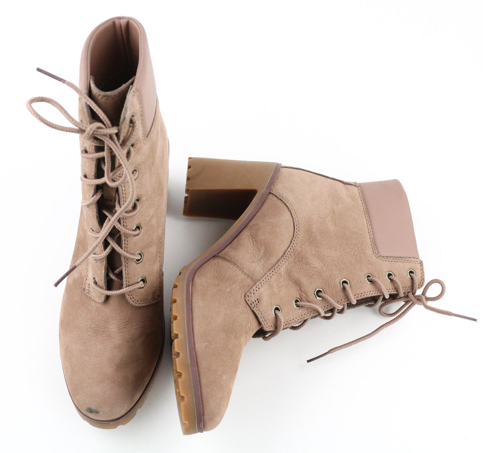 TIMBERLAND A24ZY moteriški juodi odiniai aulinukai su kulnais, EU39, UK6, ReBOTL