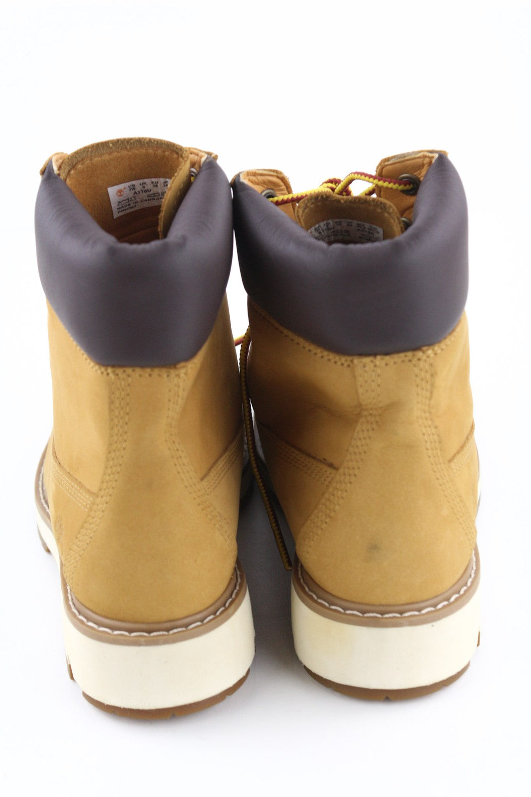 TIMBERLAND A1T6U moteriški EU38 UK5 rudi TimberDry odiniai batai ReBOTL nėriniai 