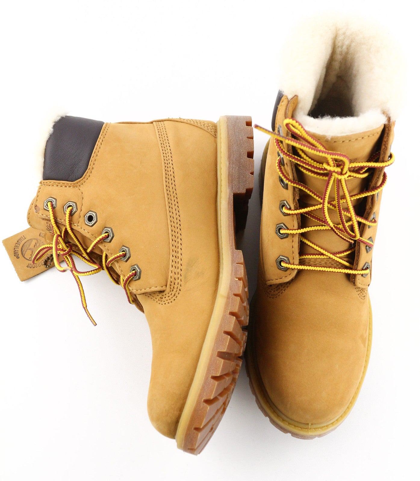 TIMBERLAND A19TE moteriški EU38.5 K5.5 rudi odiniai aulinukai su pamušalu 