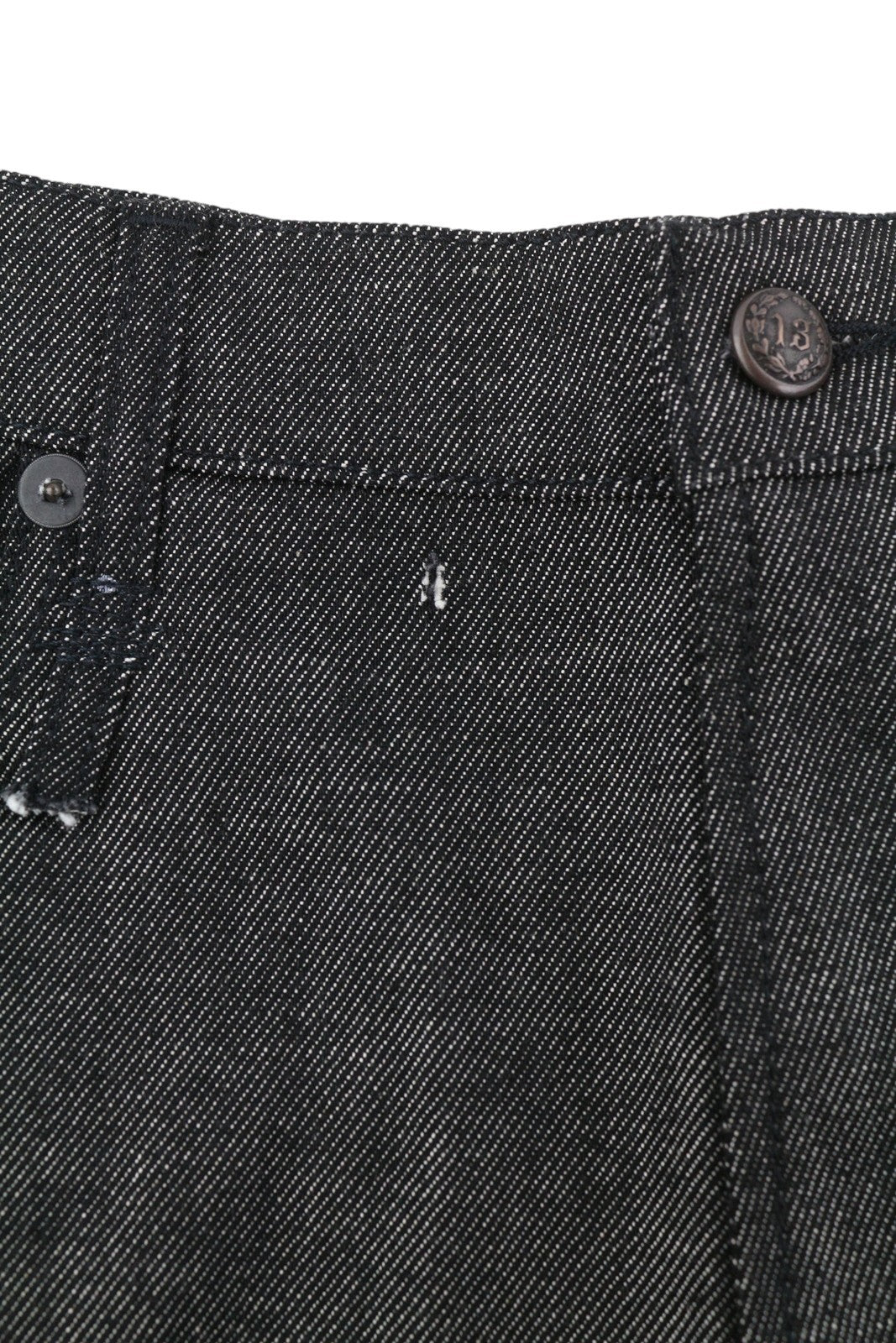 R13 Jesse moteriški džinsai, 31 dydis, pilki, laisvo kirpimo, tamsaus džinso spalvos. 