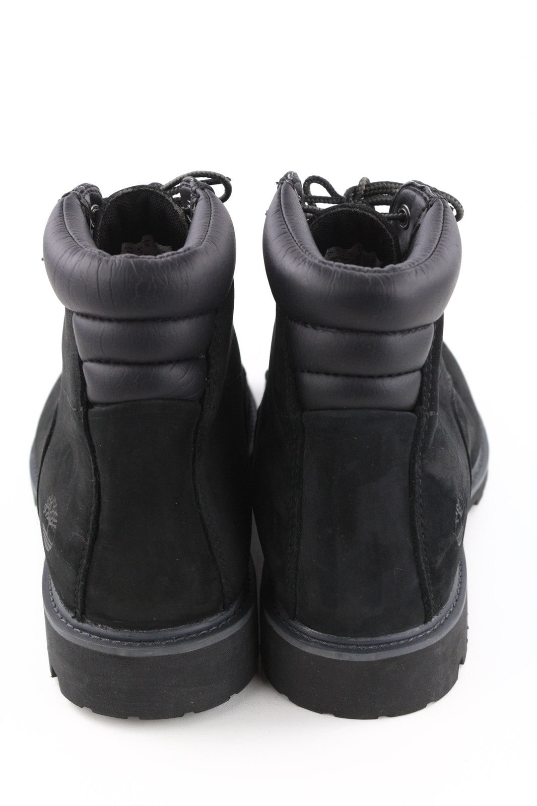 TIMBERLAND 6939R vyriški juodi odiniai aulinukai su raišteliais, aukštakulniai, apvali nosis. 