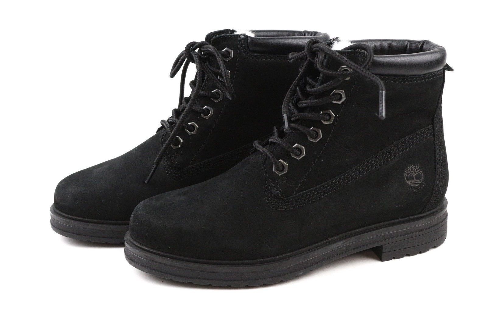 TIMBERLAND A60148 moteriški juodi odiniai vandeniui atsparūs žieminiai batai, dydis EU37.5 UK4.5 