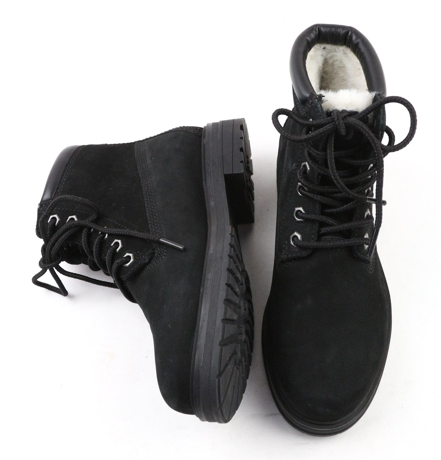 TIMBERLAND A60148 moteriški juodi odiniai vandeniui atsparūs žieminiai batai, dydis EU37.5 UK4.5 