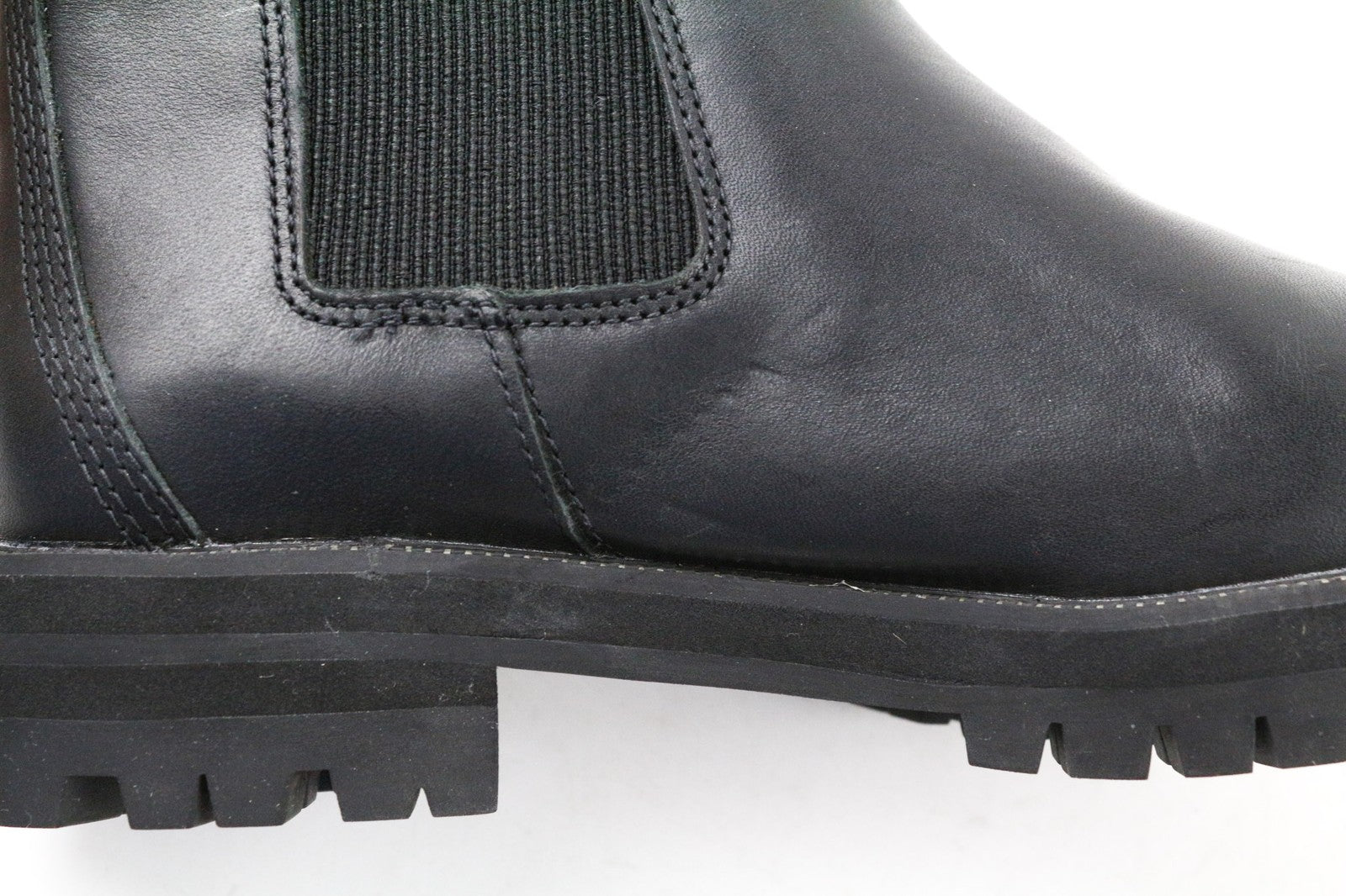 TIMBERLAND A2KRE moteriški juodi odiniai batai su tampriomis šoninėmis detalėmis, dydis EU38, UK5. 