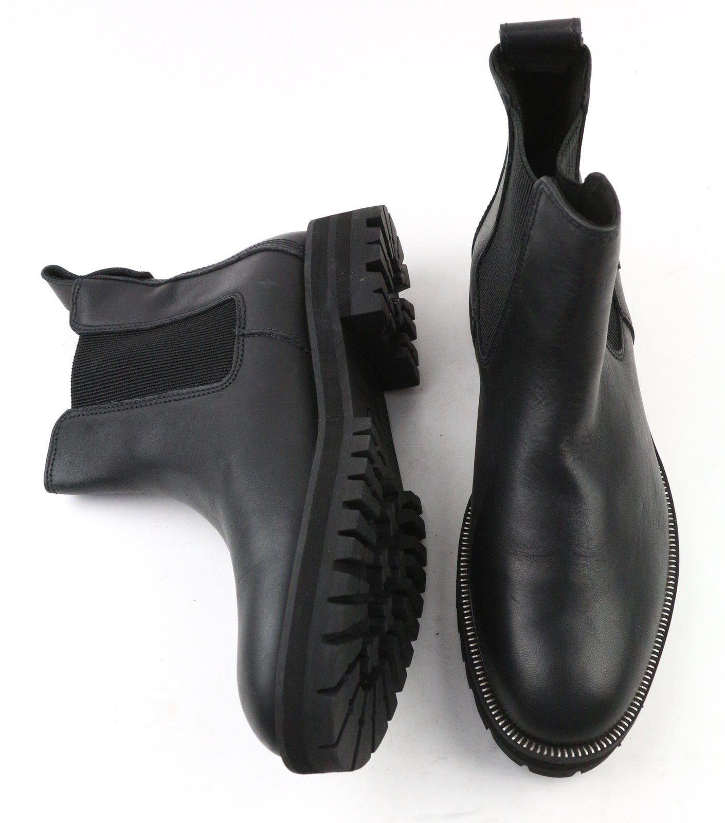 TIMBERLAND A2KRE moteriški juodi odiniai batai su tampriomis šoninėmis detalėmis, dydis EU38, UK5. 