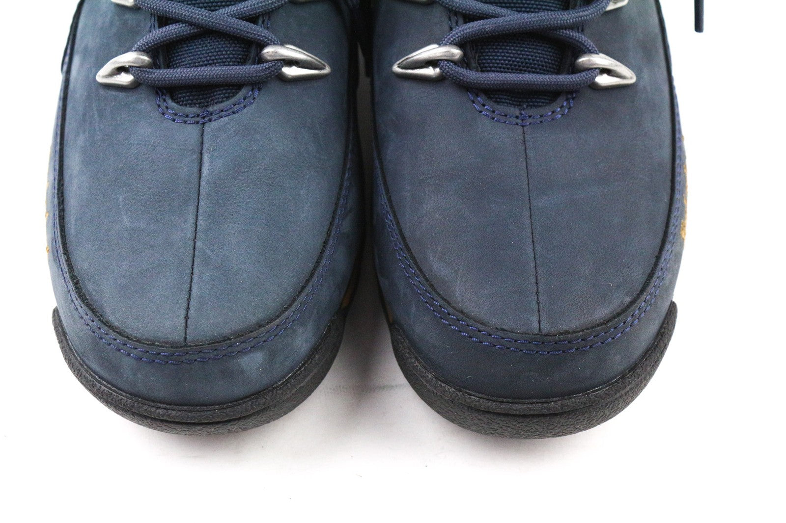 TIMBERLAND 6165R vyriški EU40 UK6.5 mėlyni odiniai laisvalaikio batai su raišteliais, apsaugantys nuo nuovargio. 