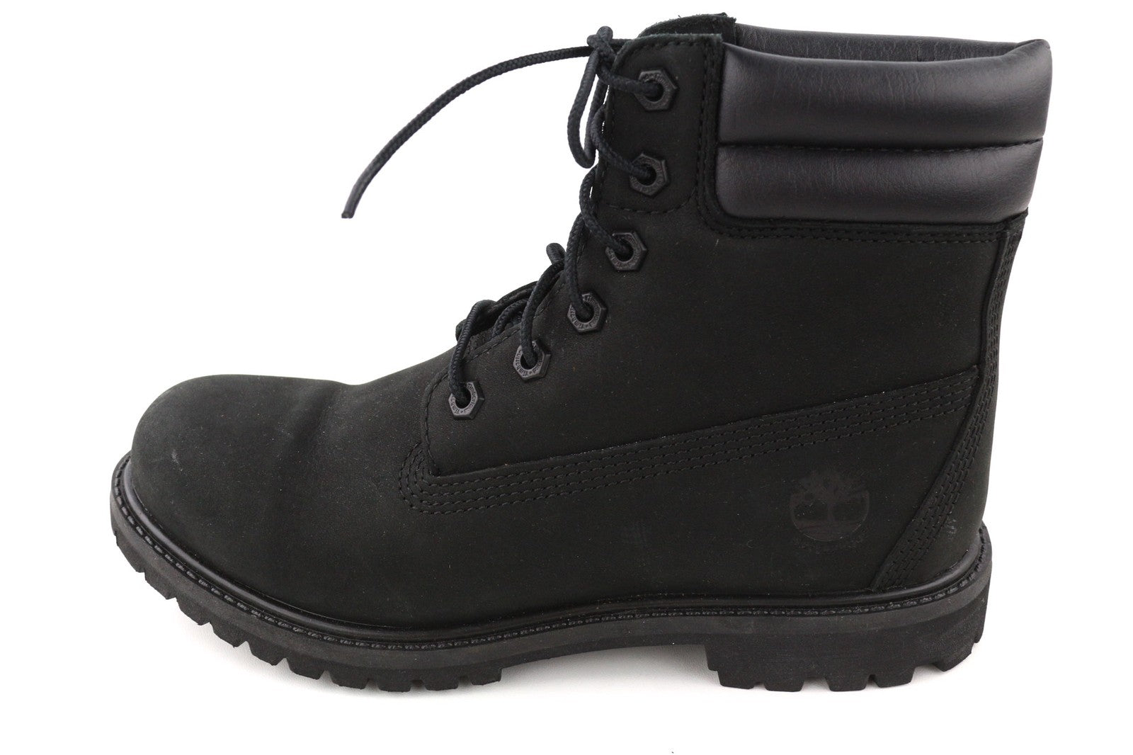 TIMBERLAND A15QY-A4959 moteriški juodi odiniai laisvalaikio batai, 38.5/39 dydis, aukštakulniai 