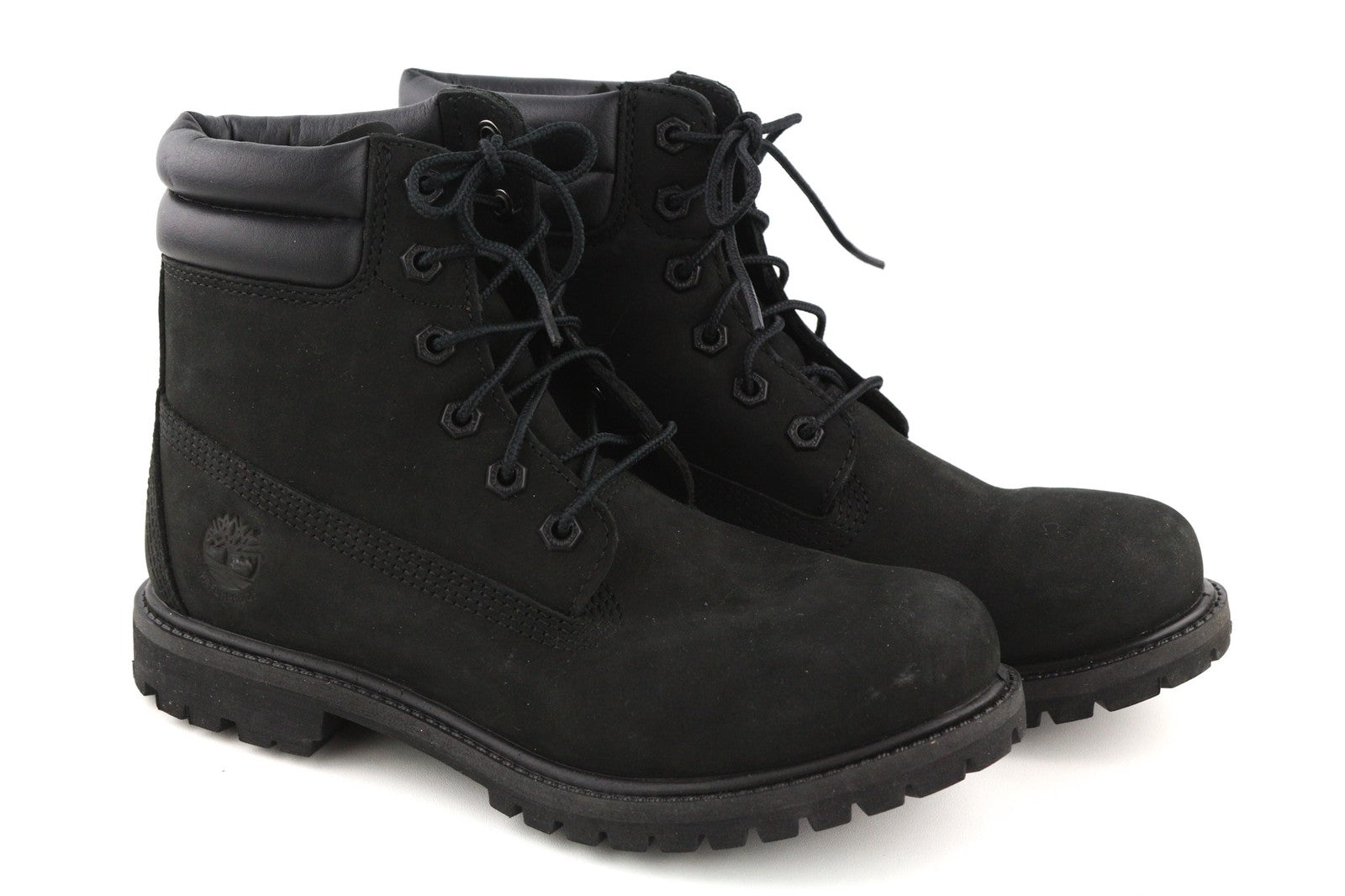 TIMBERLAND A15QY-A4959 moteriški juodi odiniai laisvalaikio batai, 38.5/39 dydis, aukštakulniai 