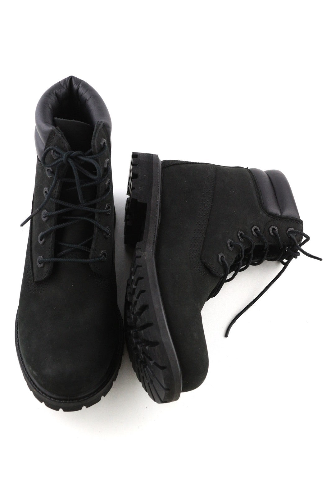 TIMBERLAND A15QY-A4959 moteriški juodi odiniai laisvalaikio batai, 38.5/39 dydis, aukštakulniai 