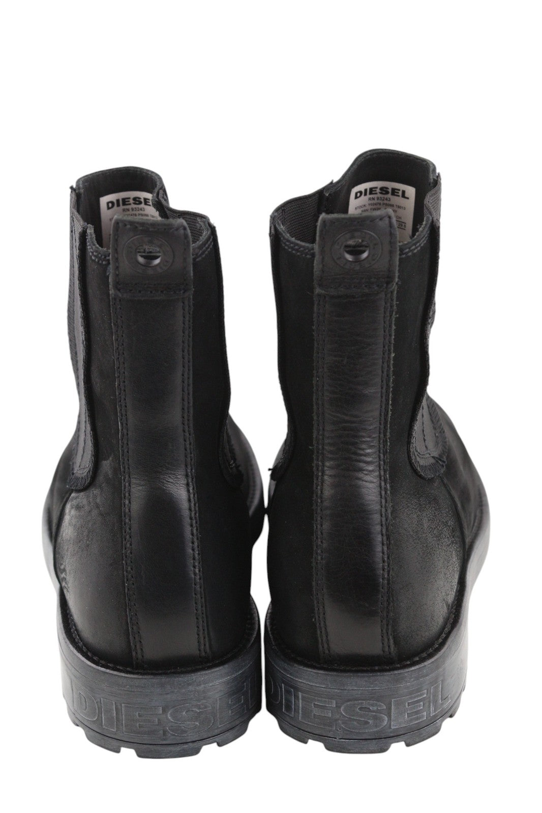 DIESEL D-Thruper vyriški juodi odiniai aulinukai su užtrauktuku, EU46, rekomenduojama kaina – 260 € 
