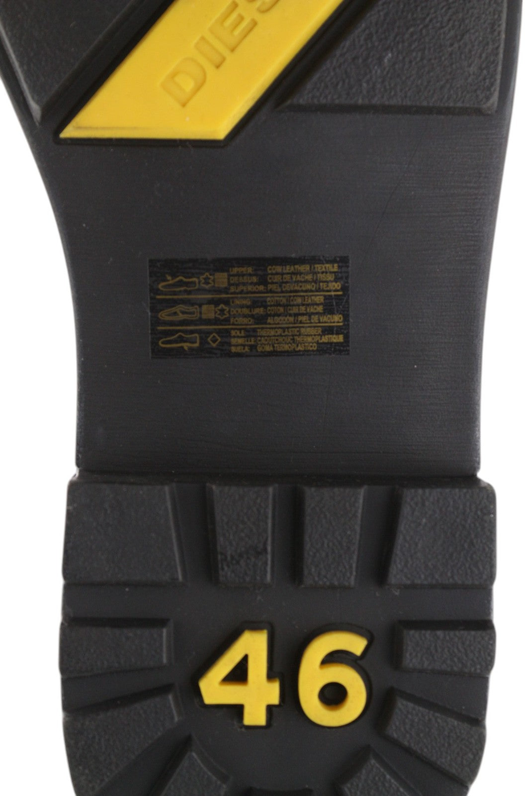 DIESEL D-Thruper vyriški juodi odiniai aulinukai su užtrauktuku, EU46, rekomenduojama kaina – 260 € 