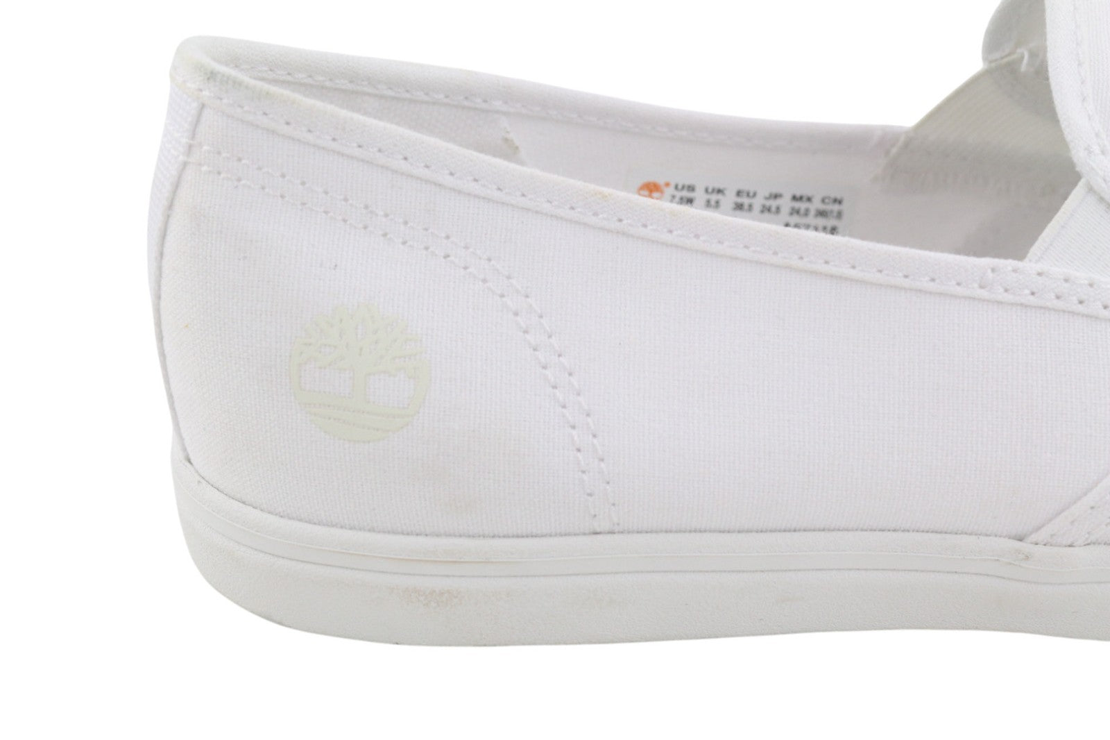TIMBERLAND A2EXK-A57118 Women's EU38.5/39 White Textile Slip-On Low-Tops
