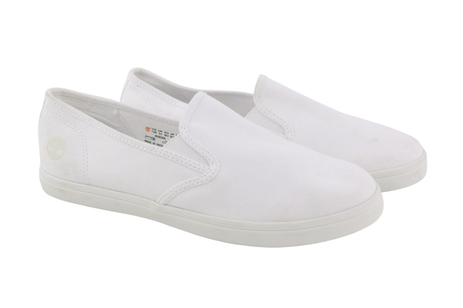 TIMBERLAND A2EXK-A57118 Women's EU38.5/39 White Textile Slip-On Low-Tops