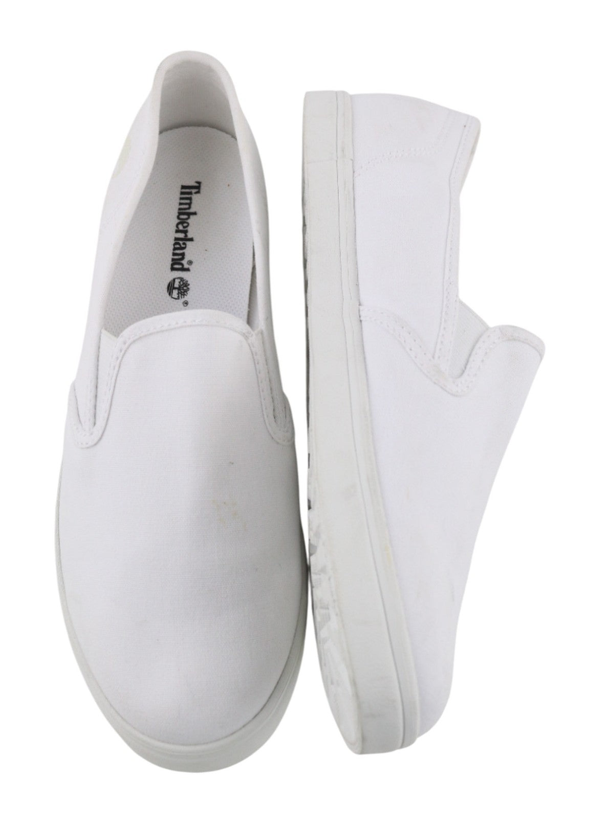 TIMBERLAND A2EXK-A57118 Women's EU38.5/39 White Textile Slip-On Low-Tops