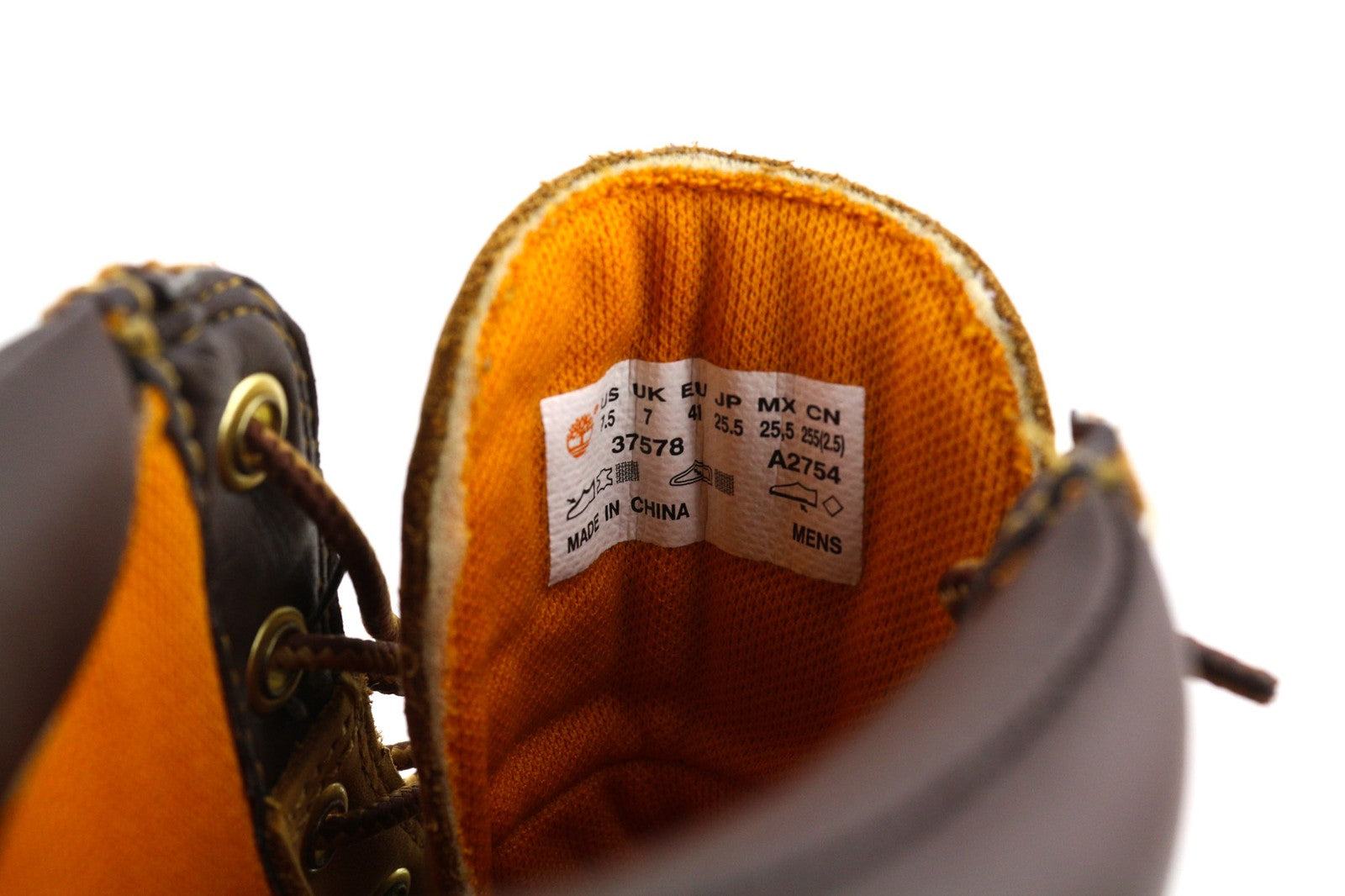 TIMBERLAND 37578-A2754 Men's EU41/41.5 Brown Leather High-Top Lace Boots