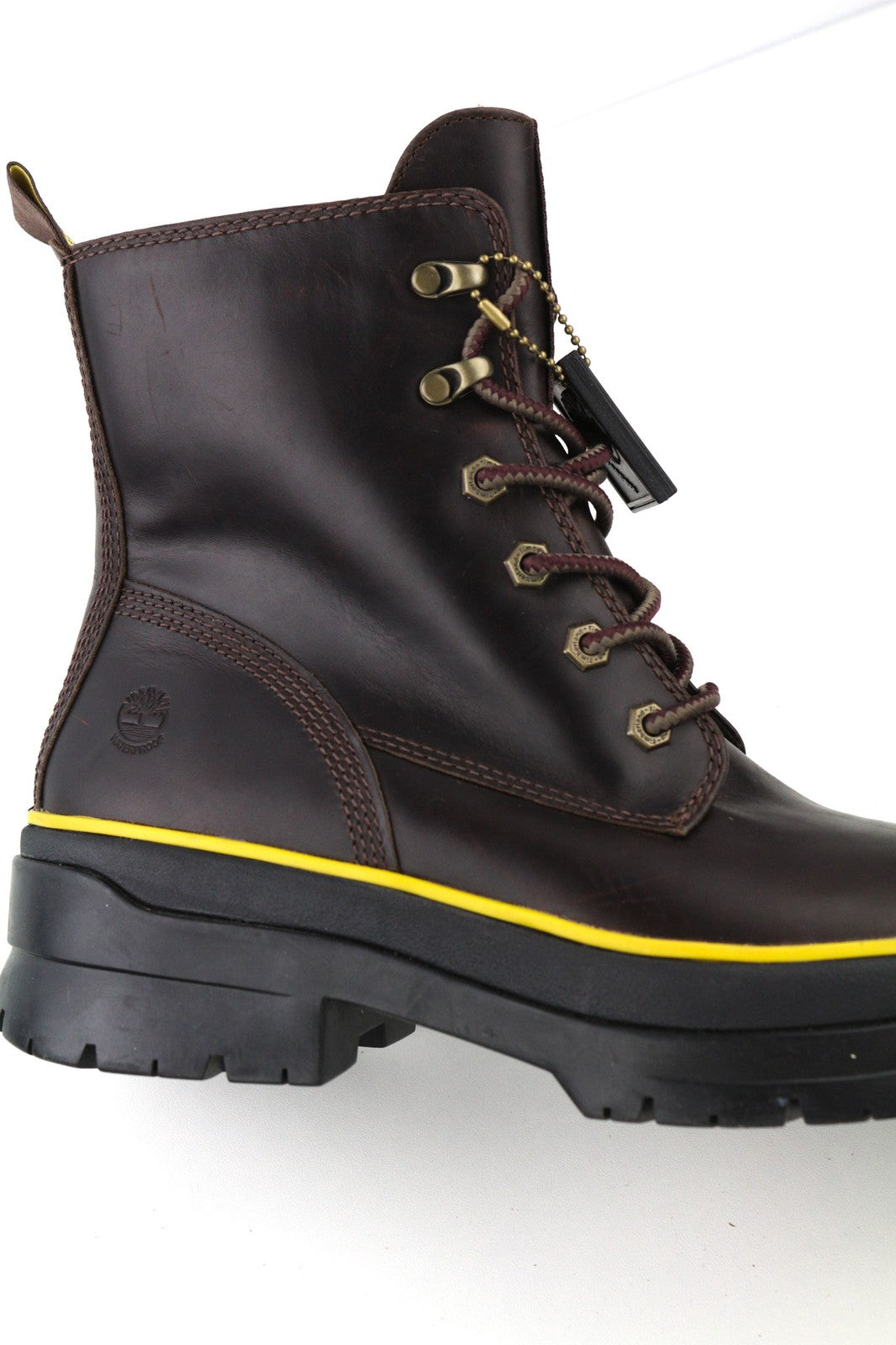 TIMBERLAND A2F7G-A5019 moteriški EU39.5/40 tamsiai violetiniai odiniai aukštakulniai su raišteliais 