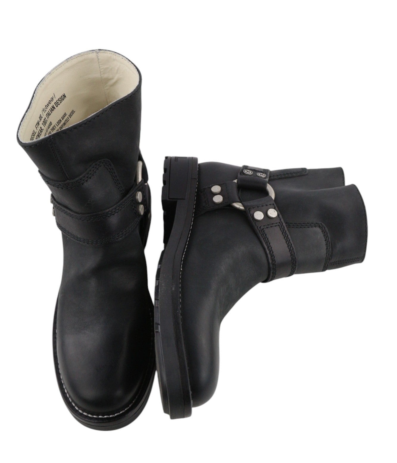 DIESEL D-Thruper moteriški juodi odiniai laisvalaikio batai, EU40, rekomenduojama kaina – 280 € 