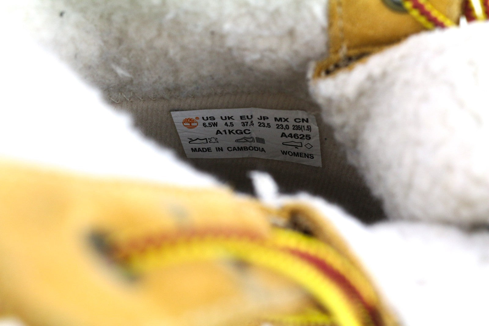 TIMBERLAND A1KGC-A4825 moteriški EU37/37.5 rudi vandeniui atsparūs odiniai batai 