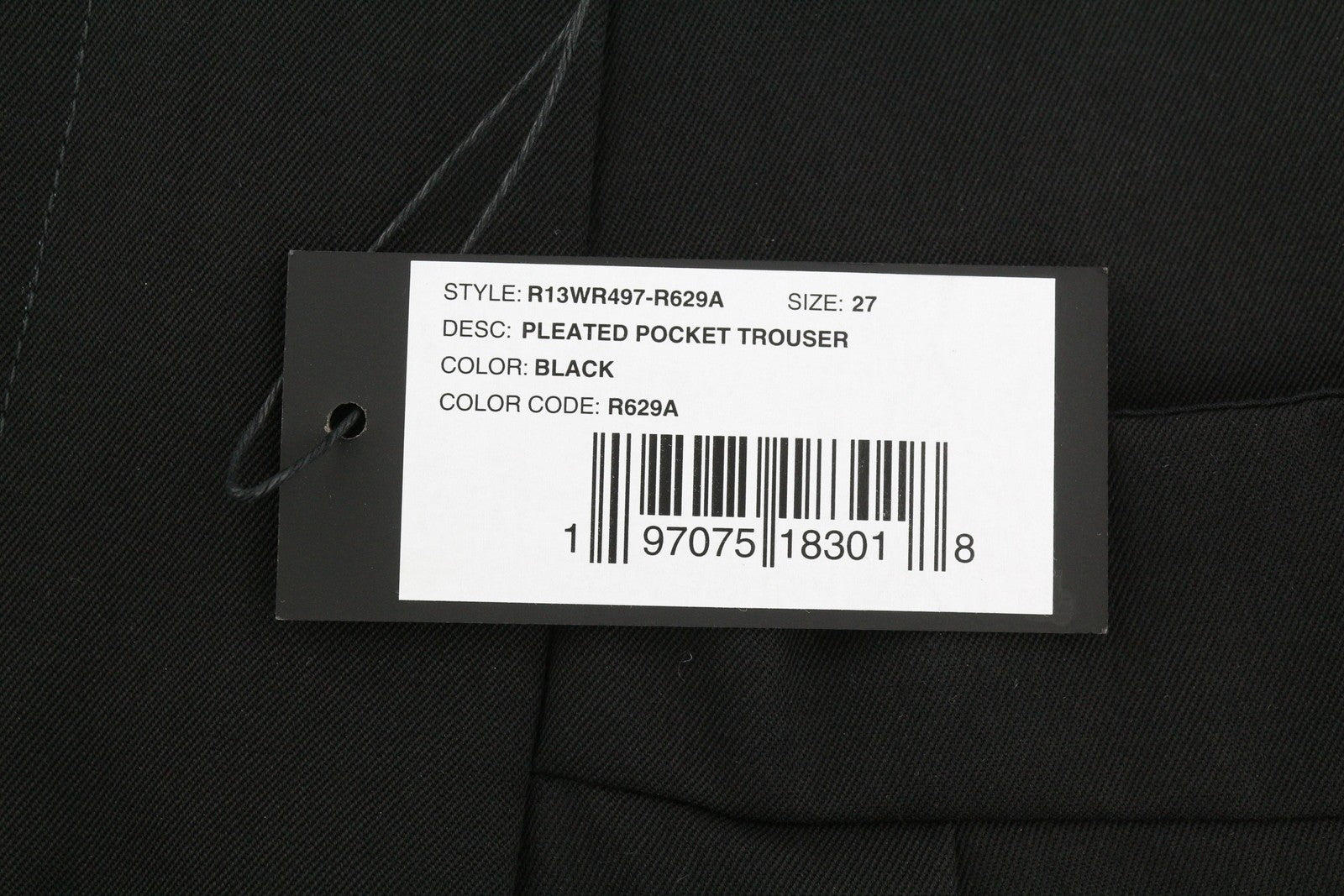 R13 Klojuotos moteriškos kelnės su kišenėmis 27 juodos vilnonės tiesaus kirpimo kelnės su sagomis FW25 