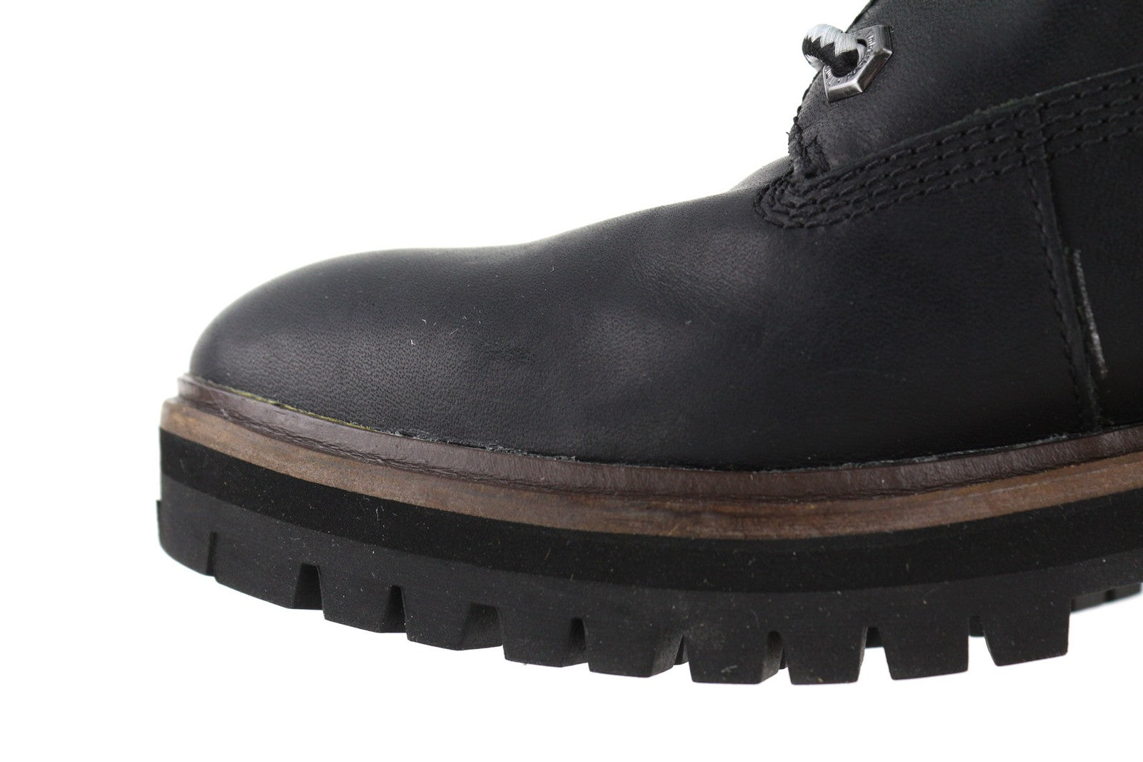 TIMBERLAND A1RCH-A3519 moteriški juodi odiniai sportbačiai su nėriniuotais padais, dydis EU37.5/38. 