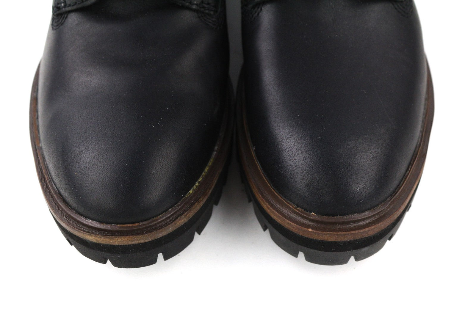 TIMBERLAND A1RCH-A3519 moteriški juodi odiniai sportbačiai su nėriniuotais padais, dydis EU37.5/38. 