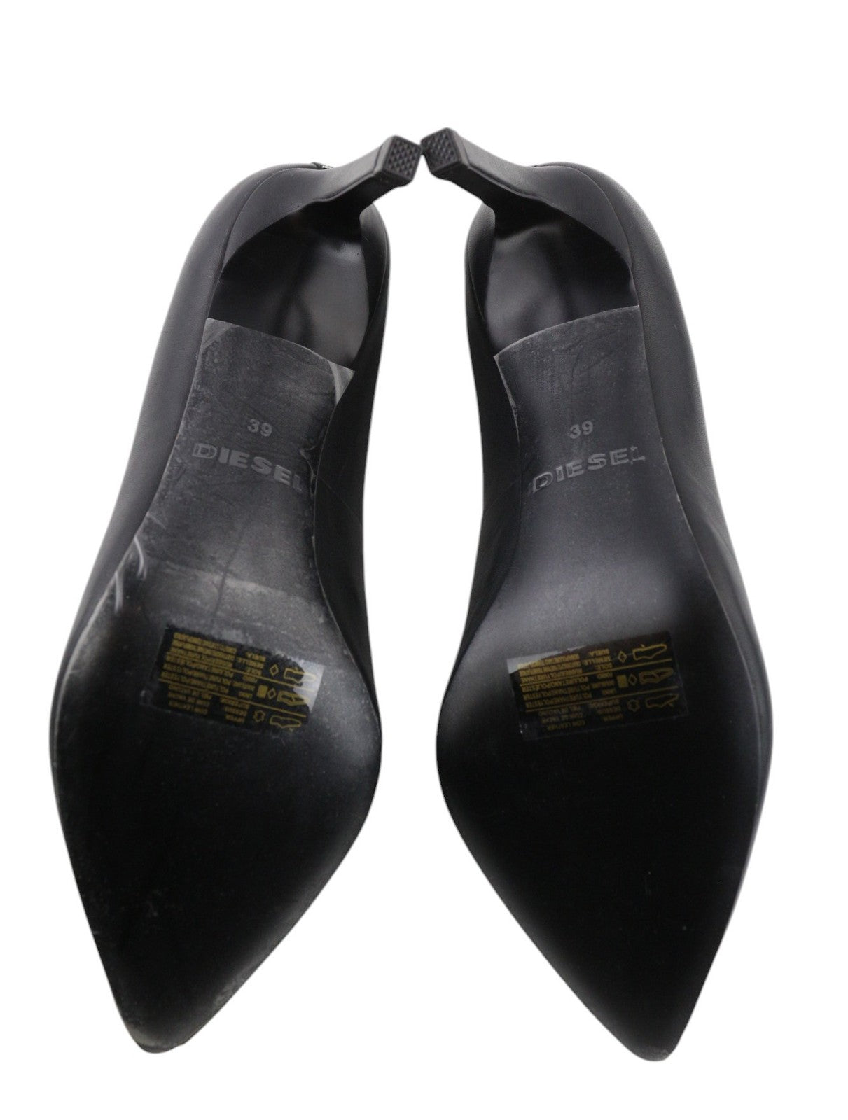 DIESEL Femme-D moteriški juodi odiniai aukštakulniai EU39, kaina 240 € 