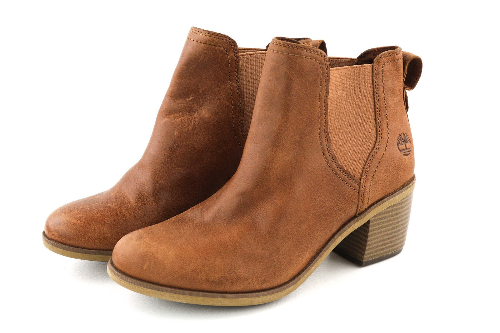 TIMBERLAND A1Z5G-A6234 moteriški EU37.5/38 rudi odiniai bateliai su kulnu 