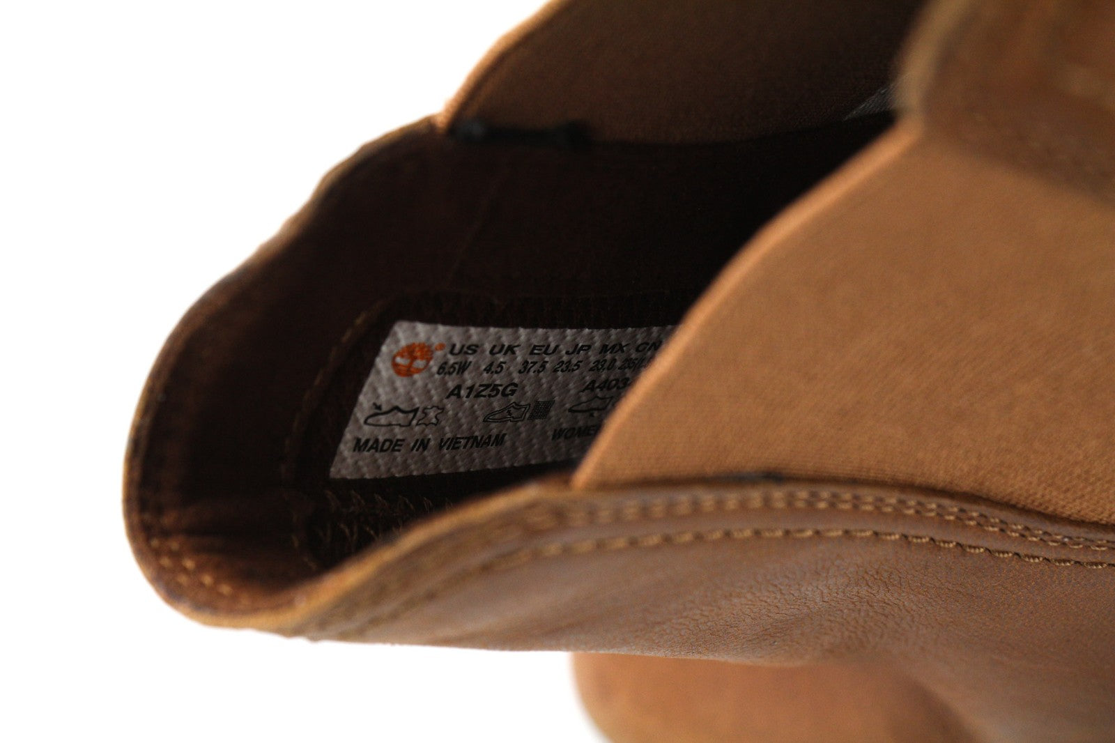 TIMBERLAND A1Z5G-A6234 moteriški EU37.5/38 rudi odiniai bateliai su kulnu 