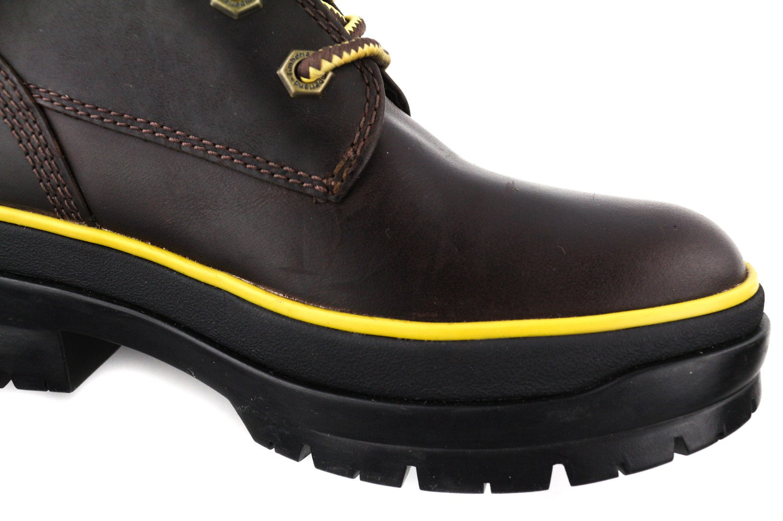 TIMBERLAND A2D6W-A5019 moteriški EU38/38.5 tamsiai rudi odiniai nėriniuoti aukštakulniai 