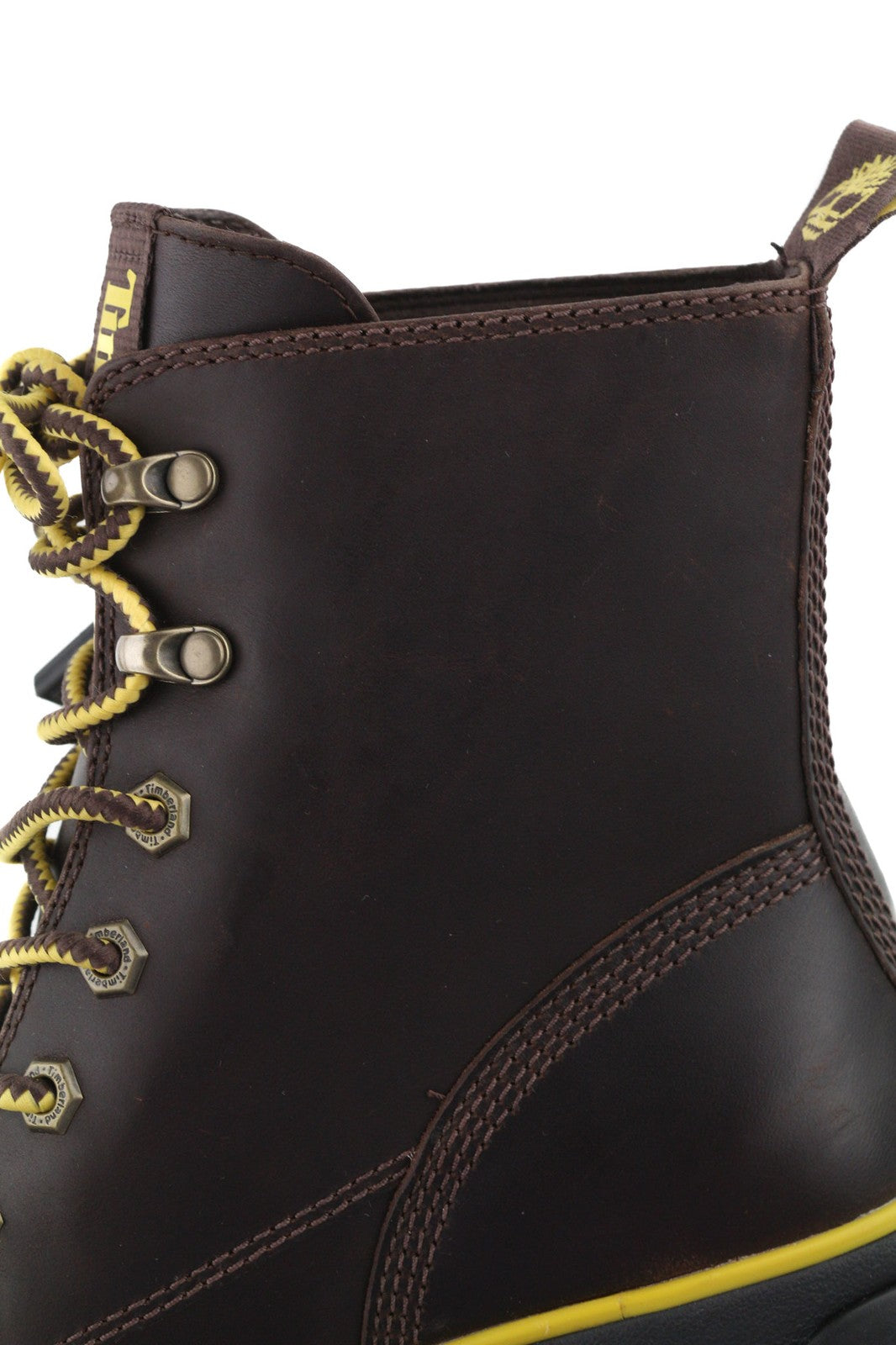 TIMBERLAND A2D6W-A5019 moteriški EU38/38.5 tamsiai rudi odiniai nėriniuoti aukštakulniai 