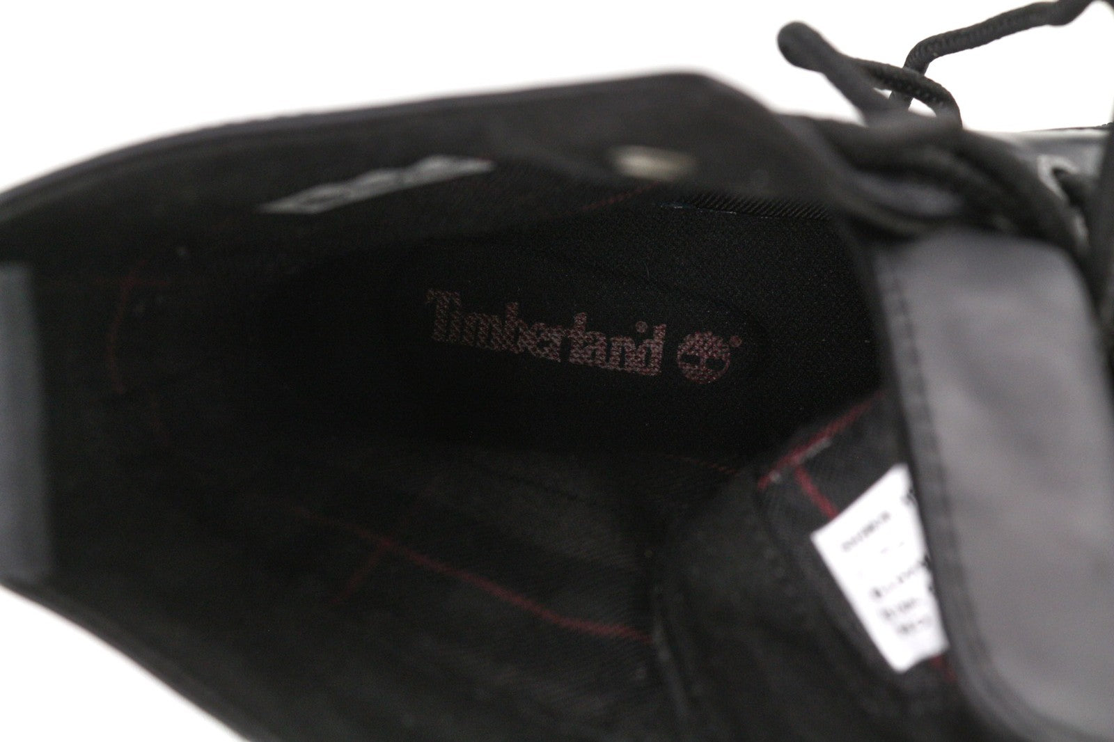 TIMBERLAND A1YS4-A4919 moteriški juodi natūralios odos aulinukai su nėriniuotais kraštais (EU39/39.5) 