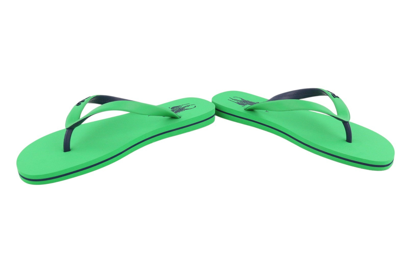 RALPH LAUREN Bolt-Sn-Csl vyriškos žalios šlepetės, EU42/43, laisvalaikio stiliaus. 