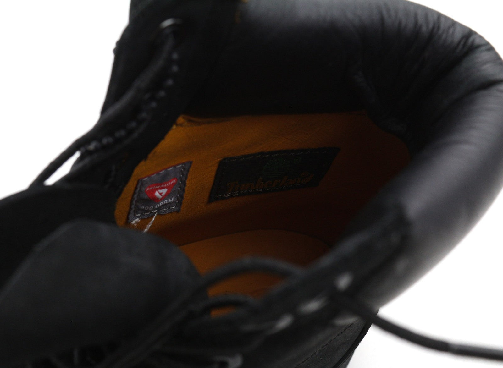 TIMBERLAND 8658A-A3398 moteriški ~EU38.5/39 juodi odiniai aukštaauliai su logotipu 