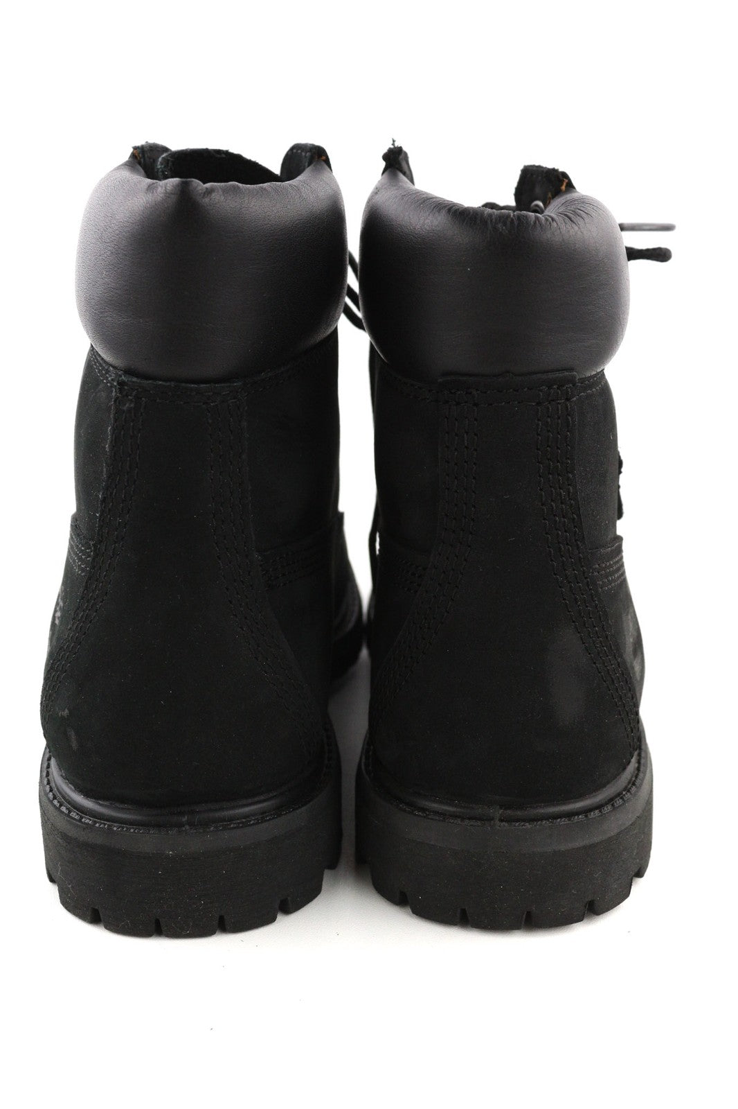 TIMBERLAND 8658A-A3398 moteriški ~EU38.5/39 juodi odiniai aukštaauliai su logotipu 