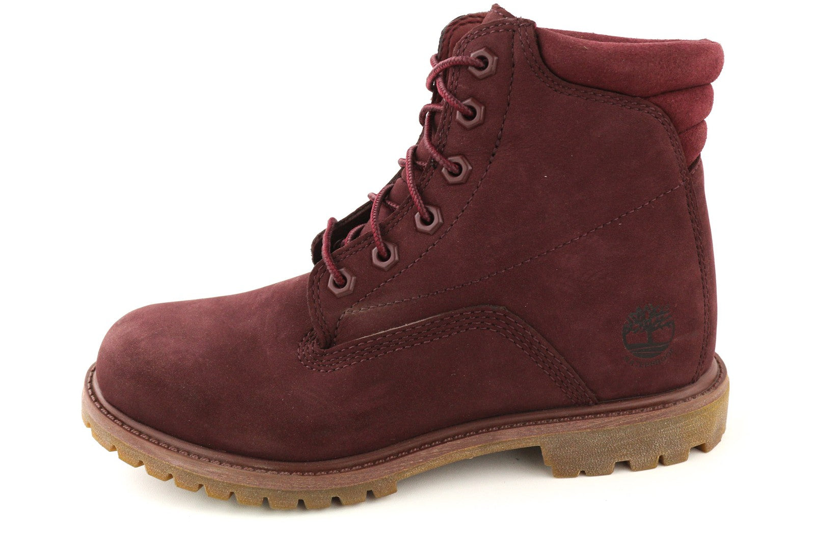 TIMBERLAND A1R2T-A4898 moteriški EU39/40 violetiniai odiniai nėriniuoti aukštakulniai sportbačiai 