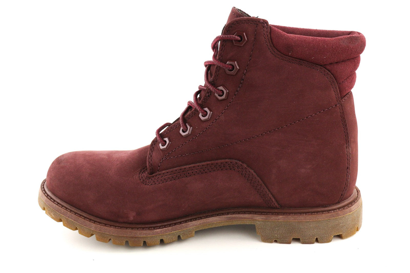 TIMBERLAND A1R2T-A4898 moteriški EU39/40 violetiniai odiniai nėriniuoti aukštakulniai sportbačiai 